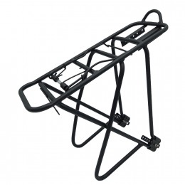 Багажник 26"-29" с "ушами" для перемётной сумки, черный