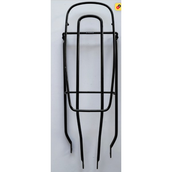 Багажник велосипедный 54х14 см с боковыми дугами черный