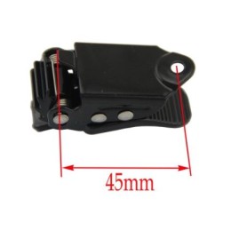 Бакля задняя алюминиевая для креплений сноуборда D3, черная