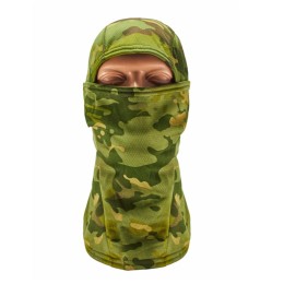 Балаклава утепленная, зеленый хакки пятнистый