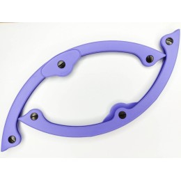 Бампер для сноуборда SNOWBOARD PROTECTION A076, фиолетовый (2 шт + 6 болтов)