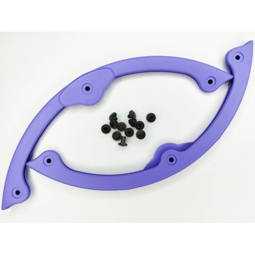 Бампер для сноуборда SNOWBOARD PROTECTION A076, фиолетовый (2 шт + 6 болтов)