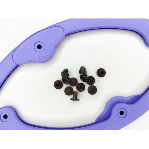 Бампер для сноуборда SNOWBOARD PROTECTION A076, фиолетовый (2 шт + 6 болтов)