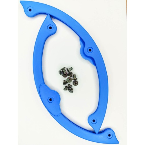 Бампер для сноуборда SNOWBOARD PROTECTION A076, синий (2 шт + 6 болтов)