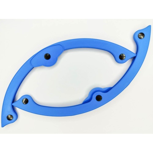 Бампер для сноуборда SNOWBOARD PROTECTION A076, синий (2 шт + 6 болтов)