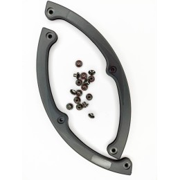 Бампер для сноуборда SNOWBOARD PROTECTION, черный (2 шт + 6 болтов)