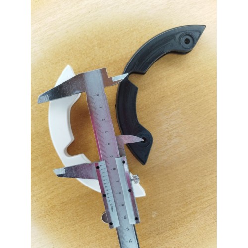 Бампер защитный для лыж (Рябов), черный (2 шт + 4 болта)