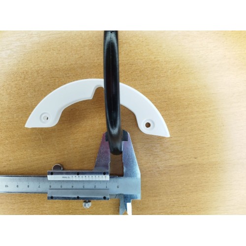 Бампер защитный для лыж (Рябов), черный (2 шт + 4 болта)