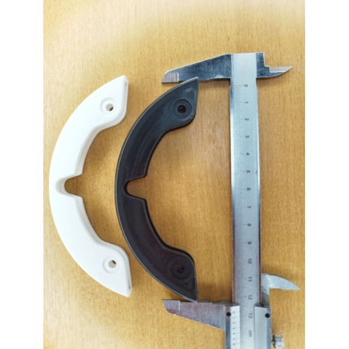 Бампер защитный для лыж (Рябов), черный (2 шт + 4 болта)