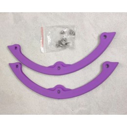 Бампер защитный для сноуборда Playshion фиолетовый (2 шт + 6 болтов)