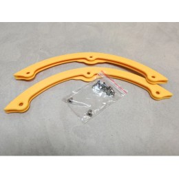 Бампер защитный для сноуборда Playshion желтый (2 шт + 6 болтов)