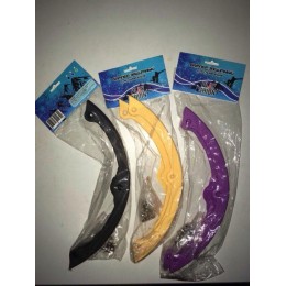 Бампер защитный для сноуборда Playshion желтый (2 шт + 6 болтов)