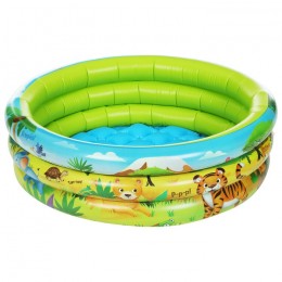 Бассейн надувной "Африка" 64*21 см., с надувным дном