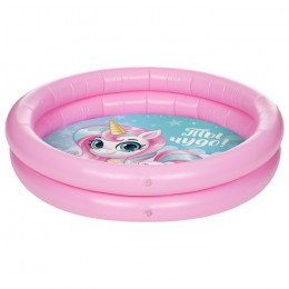 Бассейн надувной "Единорог" 62*14 см.