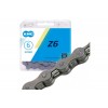 Цепь 6 ск. KMC 116 зв., Z6,с замком, цвет. коробка