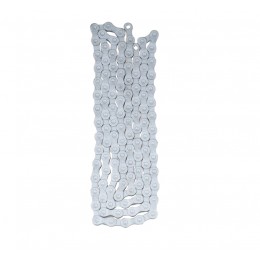 Цепь 9 ск. YBN S9S 1/2"x11/128", 114 зв. с замком, серебристо-серая