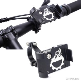 Держатель для телефона KRAFTBIKE BG-072, 55-100мм. алюминиевый, черный