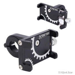 Держатель для телефона KRAFTBIKE BG-087, 82-127мм. алюминиевый, черный