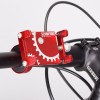 Держатель для телефона KRAFTBIKE BG-087-R, 82-127мм. алюминиевый, красный