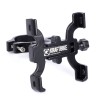 Держатель для телефона KRAFTBIKE. Поворот 360. Наклон в пути 180. алюминиевый прорезиненный, черный