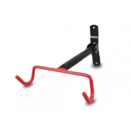 Держатель для велосипеда настенный, черный/красный