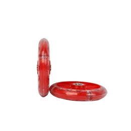 Дополнительные колеса для велосипеда (пара), с функцией подсветки HF-037-RE, красные