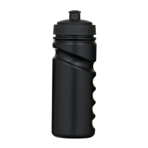 Фляга для воды, 550 мл, с поильником, 20.3 х 6.8 х 6.8 см, черная