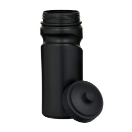 Фляга для воды, 550 мл, с поильником, 20.3 х 6.8 х 6.8 см, черная