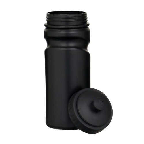 Фляга для воды, 550 мл, с поильником, 20.3 х 6.8 х 6.8 см, черная