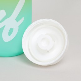 Фляга с флягодержателем для воды COMIRON ESLNF 620мл. двухцветная с пылевой силиконовой крышкой, желтая-зеленая