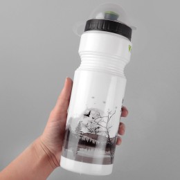 Фляга велосипедная с защитой от пыли 750мл, рисунок - медведь, инд.уп. Vinca sport