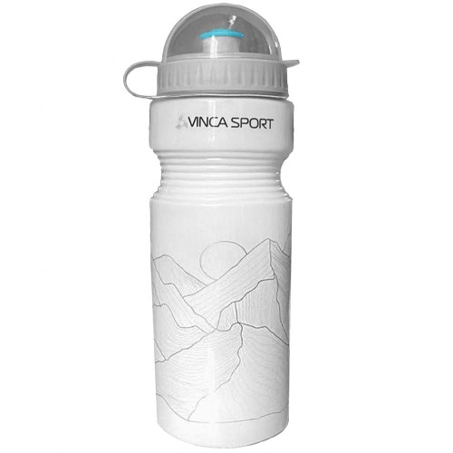 Фляга велосипедная с защитой от пыли 750мл, "Silver lines", инд.уп. Vinca sport