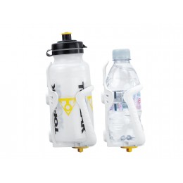 Флягодержатель TOPEAK MODULA CAGE EX с возможностью крепления фляг разного диаметра, белый