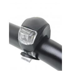 Фонарь LED в силиконовом корпусе на руль/шлем (CR2032), черный