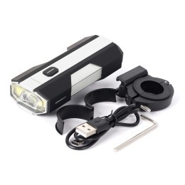 Фонарь передний COMIRON "BLAZEEE" корпус: алюминий, свет: T20+COB, 700lm, 4000mAh, 6 режимов, Type-C