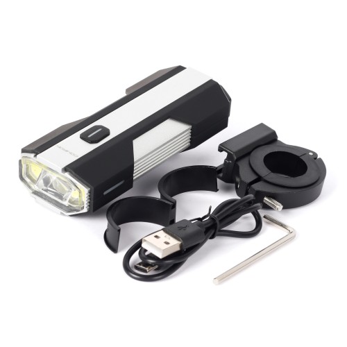 Фонарь передний COMIRON "BLAZEEE" корпус: алюминий, свет: T20+COB, 700lm, 4000mAh, 6 режимов, Type-C