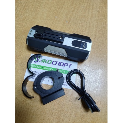 Фонарь передний COMIRON "BLAZEEE" корпус: алюминий, свет: T20+COB, 700lm, 4000mAh, 6 режимов, Type-C