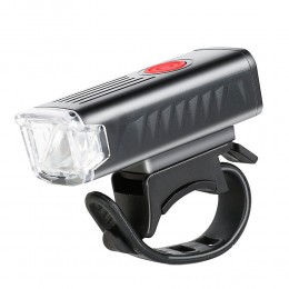 Фонарь передний COMIRON "FR21", XPG LED, 400lm, 700 mAh, USB, влагозащищённый