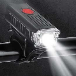 Фонарь передний COMIRON "FR21", XPG LED, 400lm, 700 mAh, USB, влагозащищённый