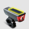 Фонарь передний COMIRON "SUNPOWER", 350lm, 120Дб, POWER BANK, солн. батарея