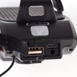 Фонарь передний/ крепление смартфона COMIRON "HOLDER", чёрный