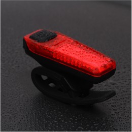 Фонарь задний COMIRON TA08: ABS, IPX4; свет: 12LED, 80lm; аккум: 150mAh, USB; 5 режимов