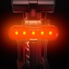 Фонарь задний COMIRON TA10 корпус: ABS, IPX5; свет: COB(5LED), 80lm; аккум: 220mAh, USB; четыре режима, поворотный на 360С