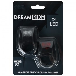 Фонари (перед+зад) Dream Bike JY-3005