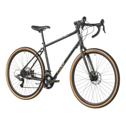 Гравийный велосипед 700" FOXX GRIT, черный (2026)
