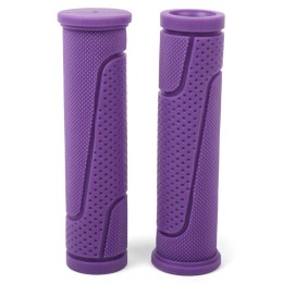 Грипсы 125 мм резиновые, инд. уп. Vinca Sport, фиолетовые