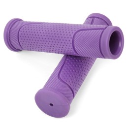 Грипсы 125 мм резиновые, инд. уп. Vinca Sport, фиолетовые