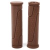 Грипсы 125 мм резиновые, инд. уп. Vinca Sport, коричневые