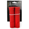 Грипсы 125 мм резиновые, инд. уп. Vinca Sport, красные