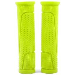 Грипсы 125 мм резиновые, инд. уп. Vinca Sport, лайм